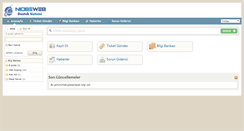 Desktop Screenshot of destek.niobeweb.net